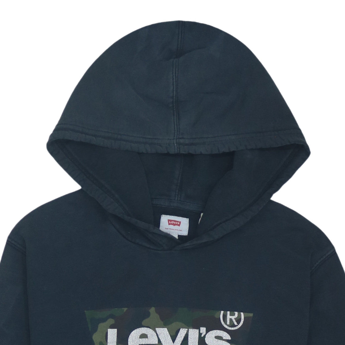 Mens UK Size S Levi's Black Pullover Hoodie
