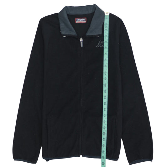 Womens UK Size M Kappa Black Basic Jacket
