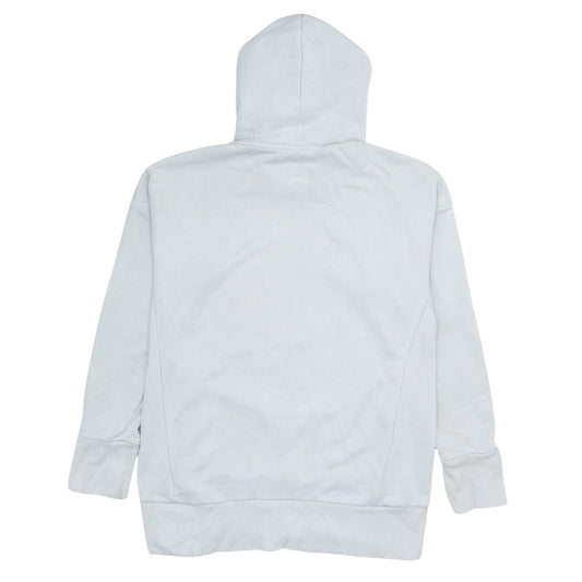 Adidas Womens Light Grey Pullover Hoodie XS Casual Logo Sweatshirt