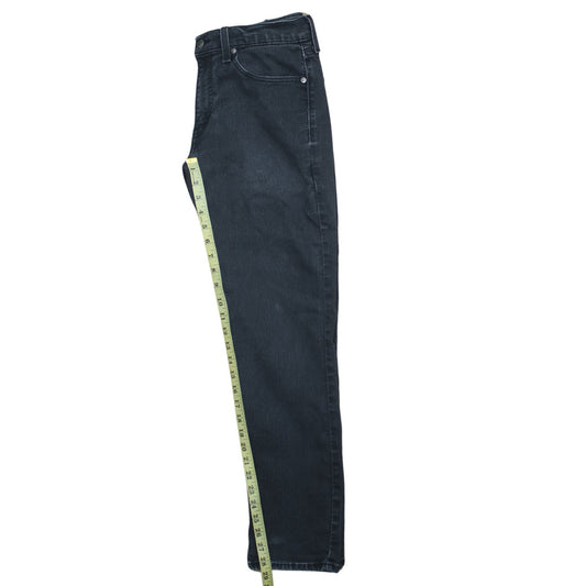 Levi Strauss Signature Men's Black Slim Fit Denim Jeans 36x32