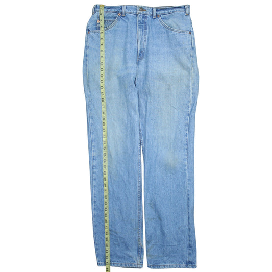 Levi's Men's Blue 34x32 Regular Fit Light Wash Straight Jeans