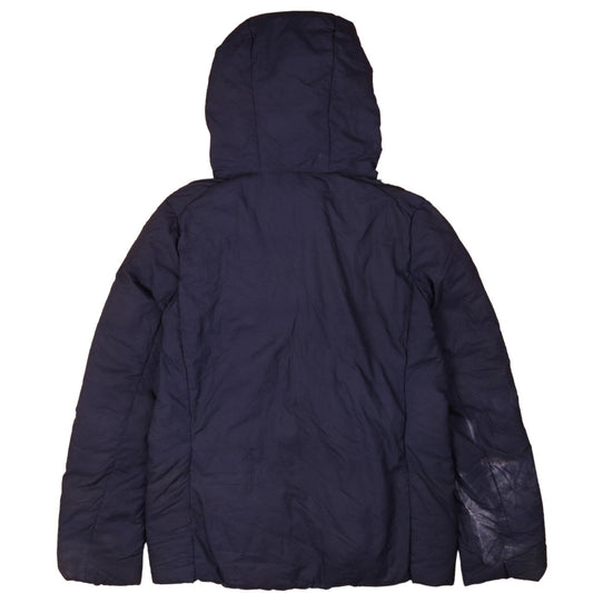 Uniqlo Men's Blue L Hooded Puffer Jacket Winter Coat