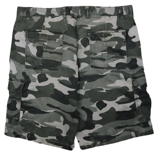 Hawk's Bay USA Men's Green Camouflage Cotton Cargo Shorts Size 40