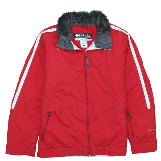 Womens UK Size S Columbia Red Ski Jacket