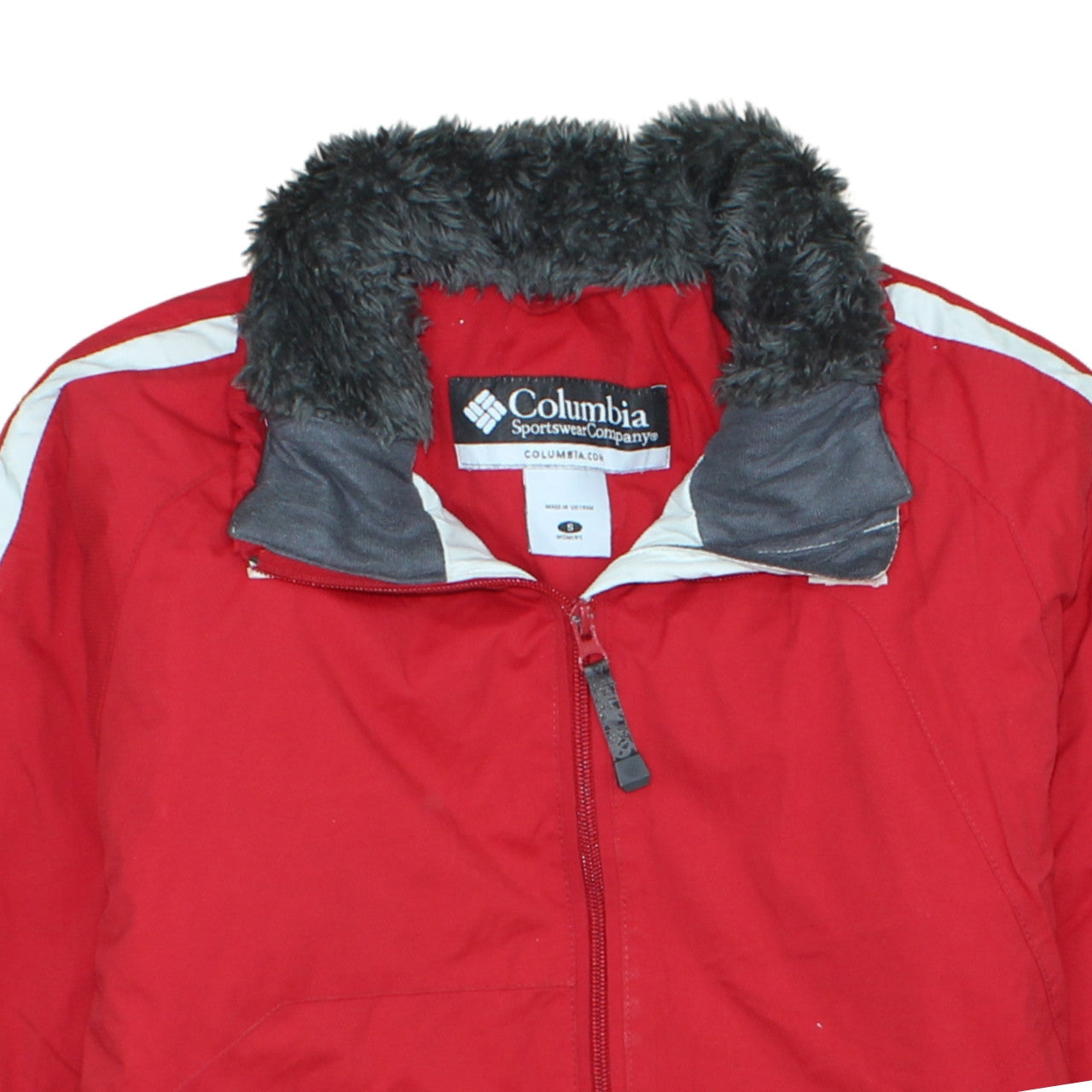 Womens UK Size S Columbia Red Ski Jacket