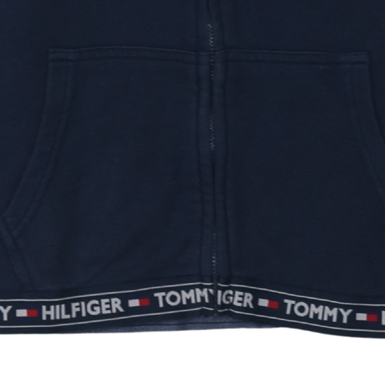 Womens UK Size S Tommy Hilfiger Blue Full Zip Hoodie