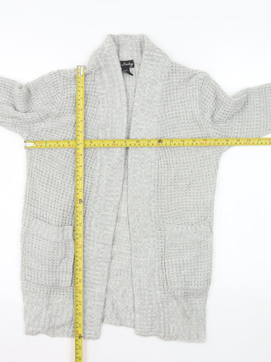 Urban Heritage Women's Grey Chunky Knit Cardigan Size M