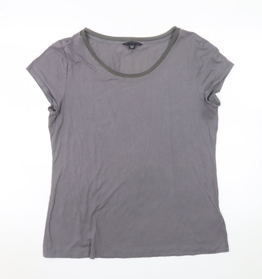 Womens UK Size XL Banana Republic Grey Basic T-Shirt