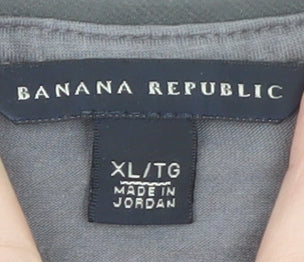 Womens UK Size XL Banana Republic Grey Basic T-Shirt