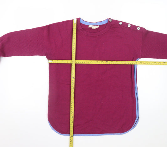 Womens UK Size 8 White Stuff Purple Pullover Jumper