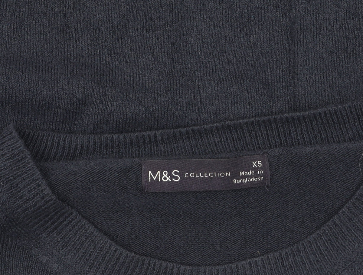 Additional view of Marks & Spencer women’s black sequin star jumper xs