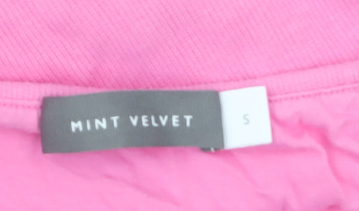 Mint Velvet Women's Pink Strapless Cotton Camisole Top S