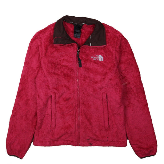 The North Face Women's Pink Fleece Jacket Size M Outdoor Full Zip