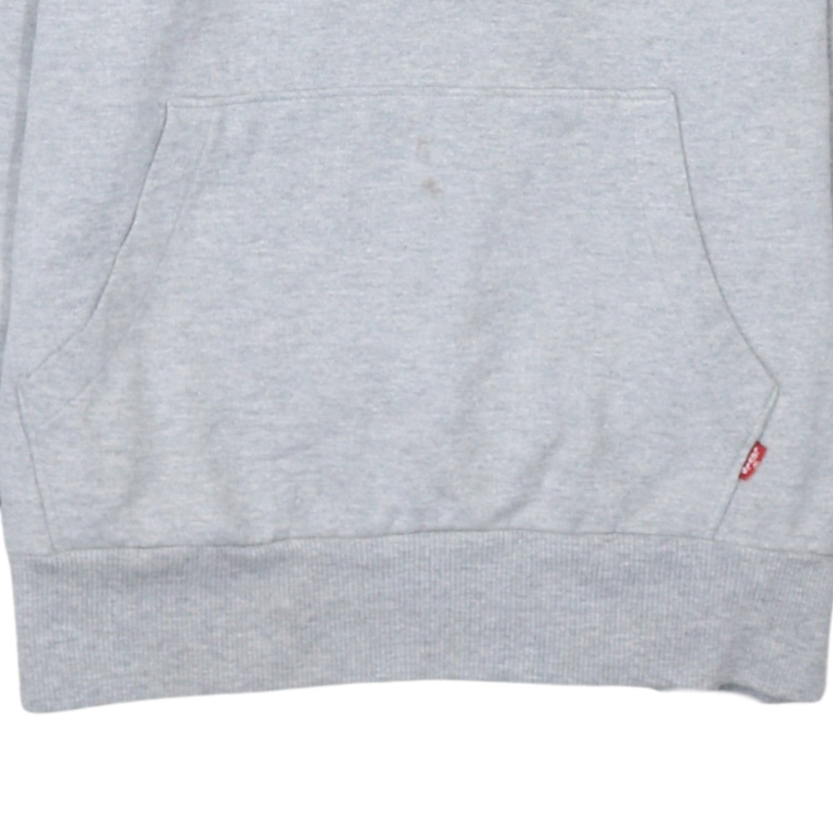 Additional view of Levi's girls’ grey pullover hoodie 16 years logo cotton blend sweatshirt