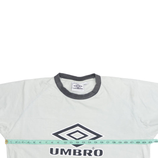 Umbro Men’s White 2XL Crew Neck Short Sleeve Sports T-Shirt