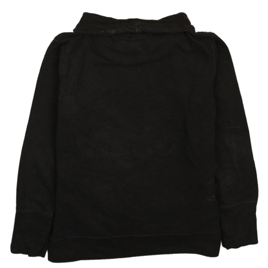 Puma Womens Black Size 12 Pullover Hoodie with Red Logo