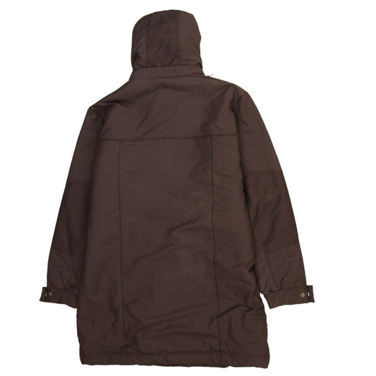 Puma Men's Brown Hooded Parka Jacket Size S Water Resistant