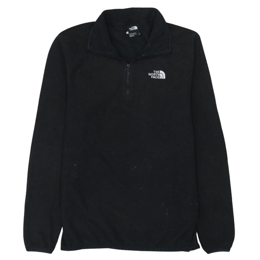 The North Face Womens Black Fleece 1/4 Zip Jacket Size S