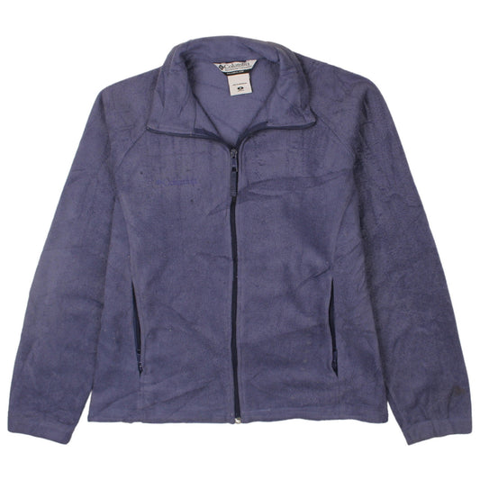 Columbia Women's Purple Fleece Full Zip Jacket Size M