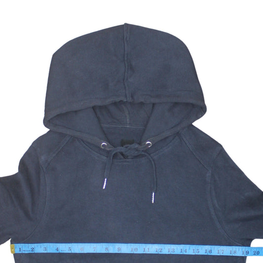River Island Men's Blue Muscle Fit Pullover Hoodie Size M
