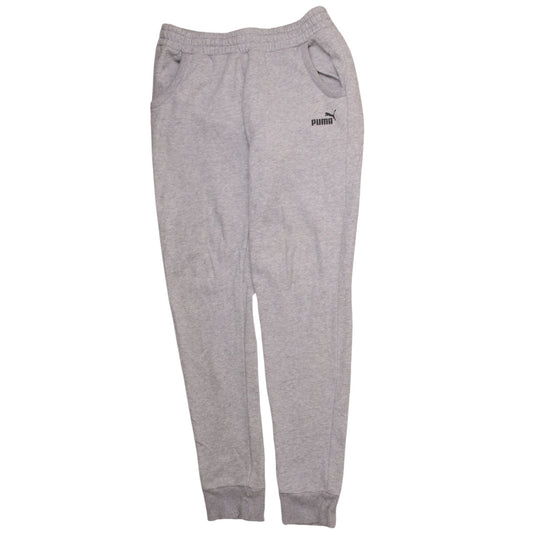Additional front view of Puma Women's Grey Jogger Sweatpants, size 10, Elastic Waist