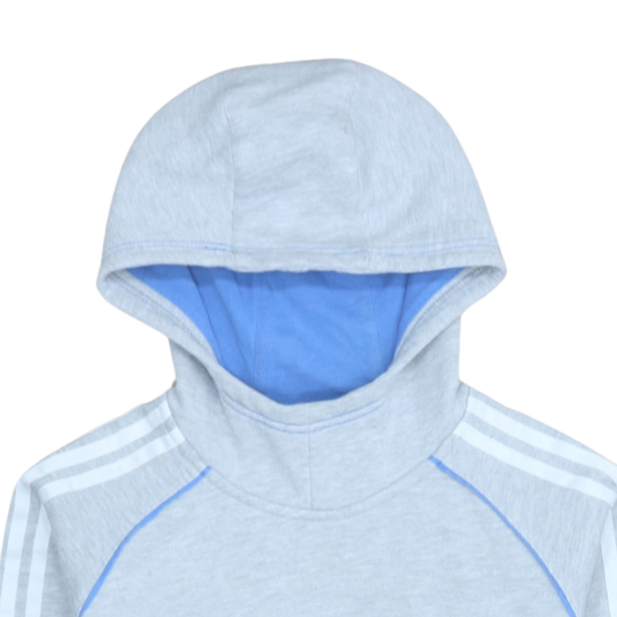 Additional view of adidas boys’ grey pullover hoodie 13-14 years fleece hooded sweatshirt