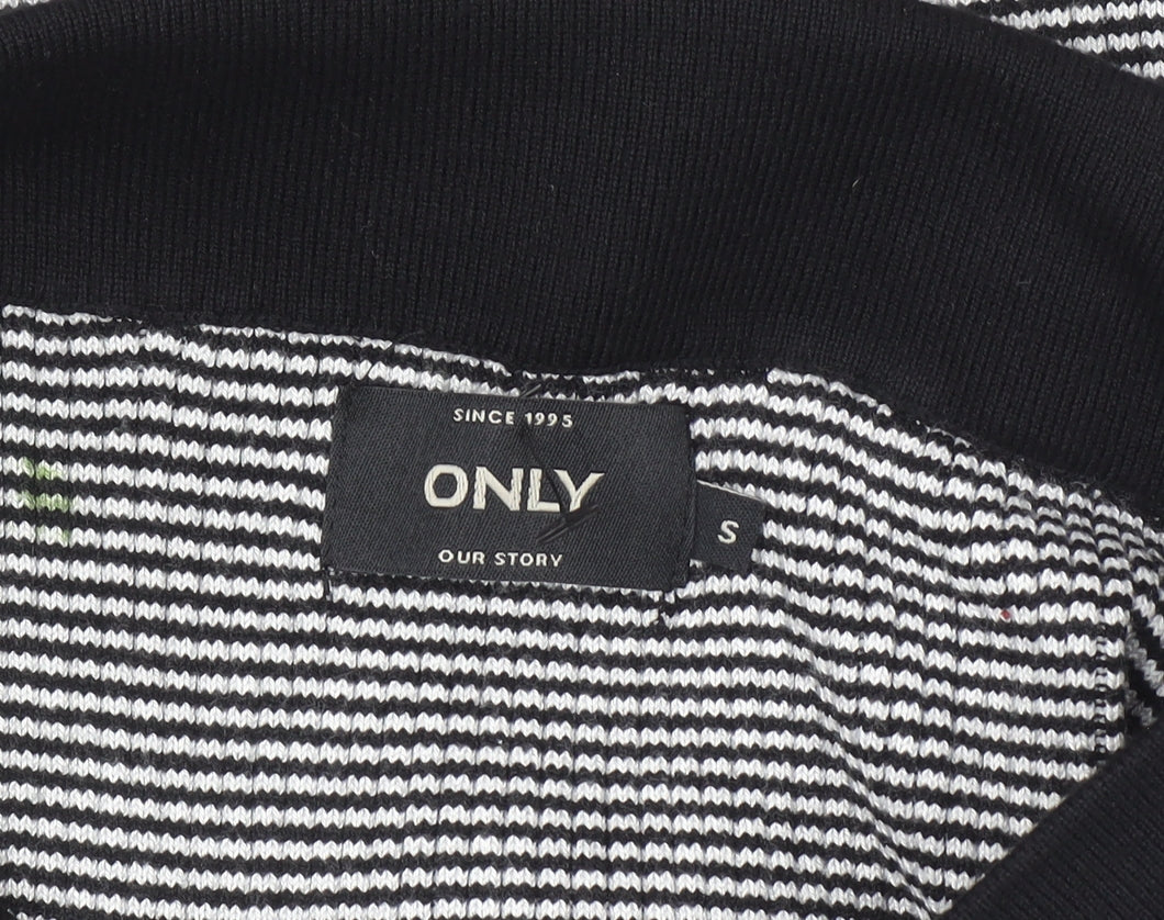 Additional view of Only Women’s Black Striped Knit Pencil Skirt, size S