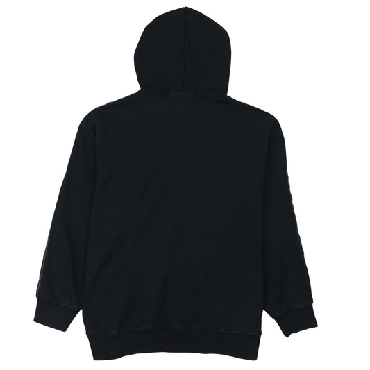 Adidas Women Black Pullover Hoodie Size 8 Relaxed Fit Casual Sweatshirt