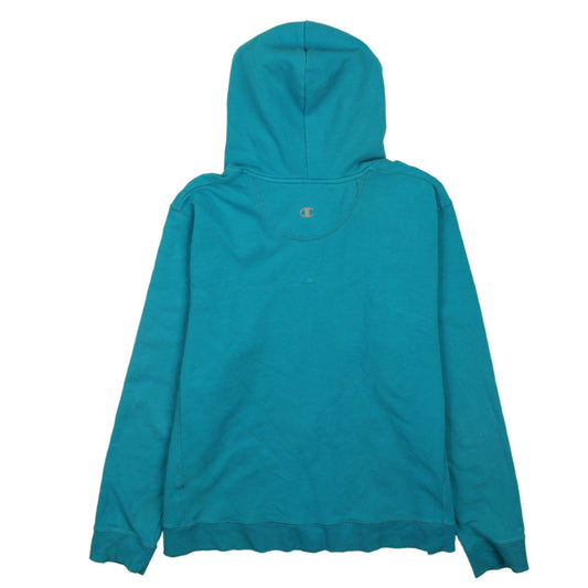 Champion Women's Blue XL Full Zip Hoodie Sweatshirt
