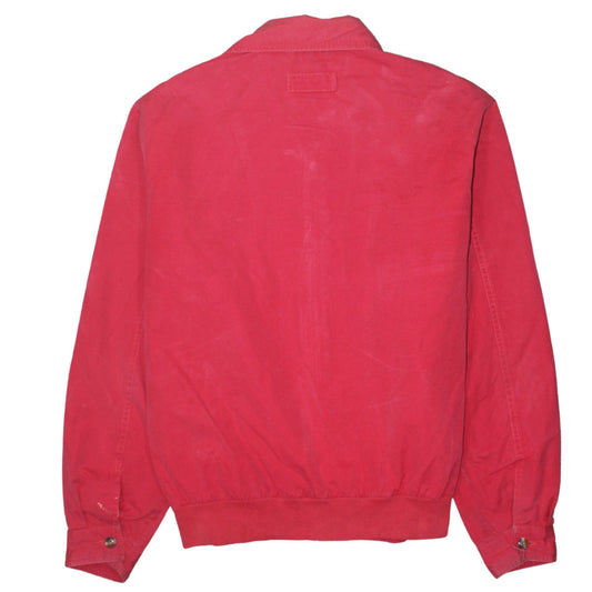 Tommy Hilfiger Men's Red Cotton Bomber Jacket M Classic Style