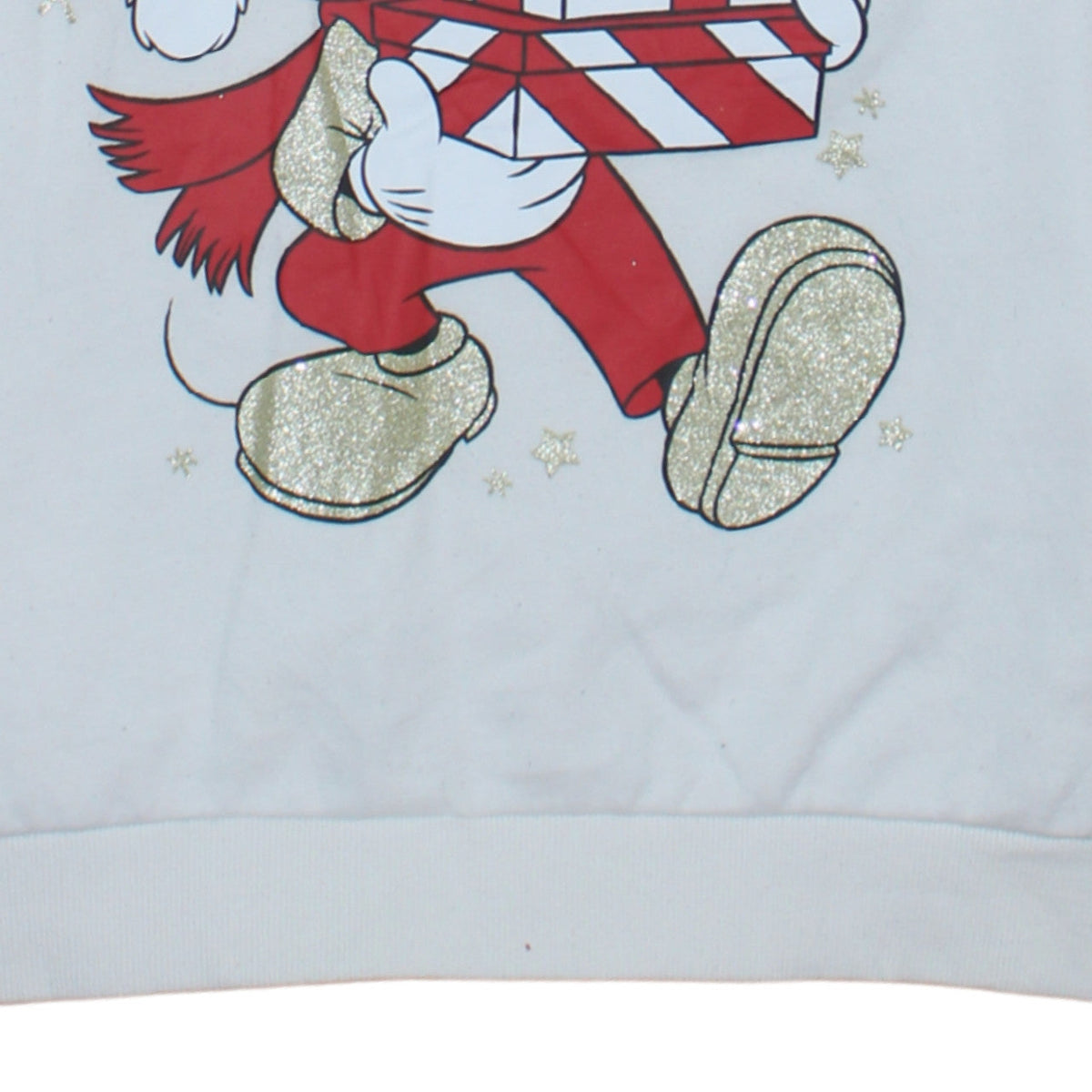 Additional view of Disney at Primark girls’ white christmas mickey mouse sweatshirt 13-14 years