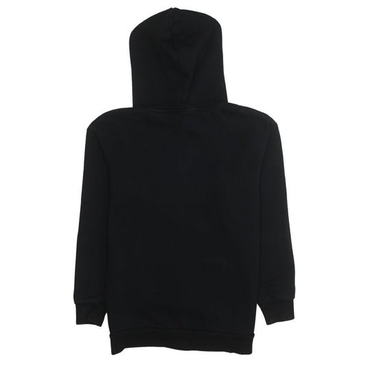 Puma Mens Black Small Pullover Hoodie Fleece Logo Sweatshirt