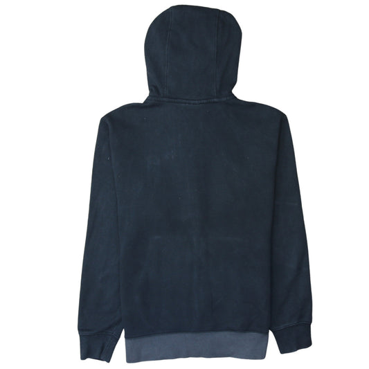 Nike Men’s Black Full Zip Hoodie S Fleece Cotton Logo Sportswear