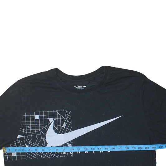 Nike Men's Black Dri-Fit Running Graphic T-Shirt XL