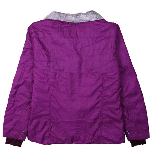 Columbia Women Purple Insulated Omni-Heat Puffer Jacket Size L