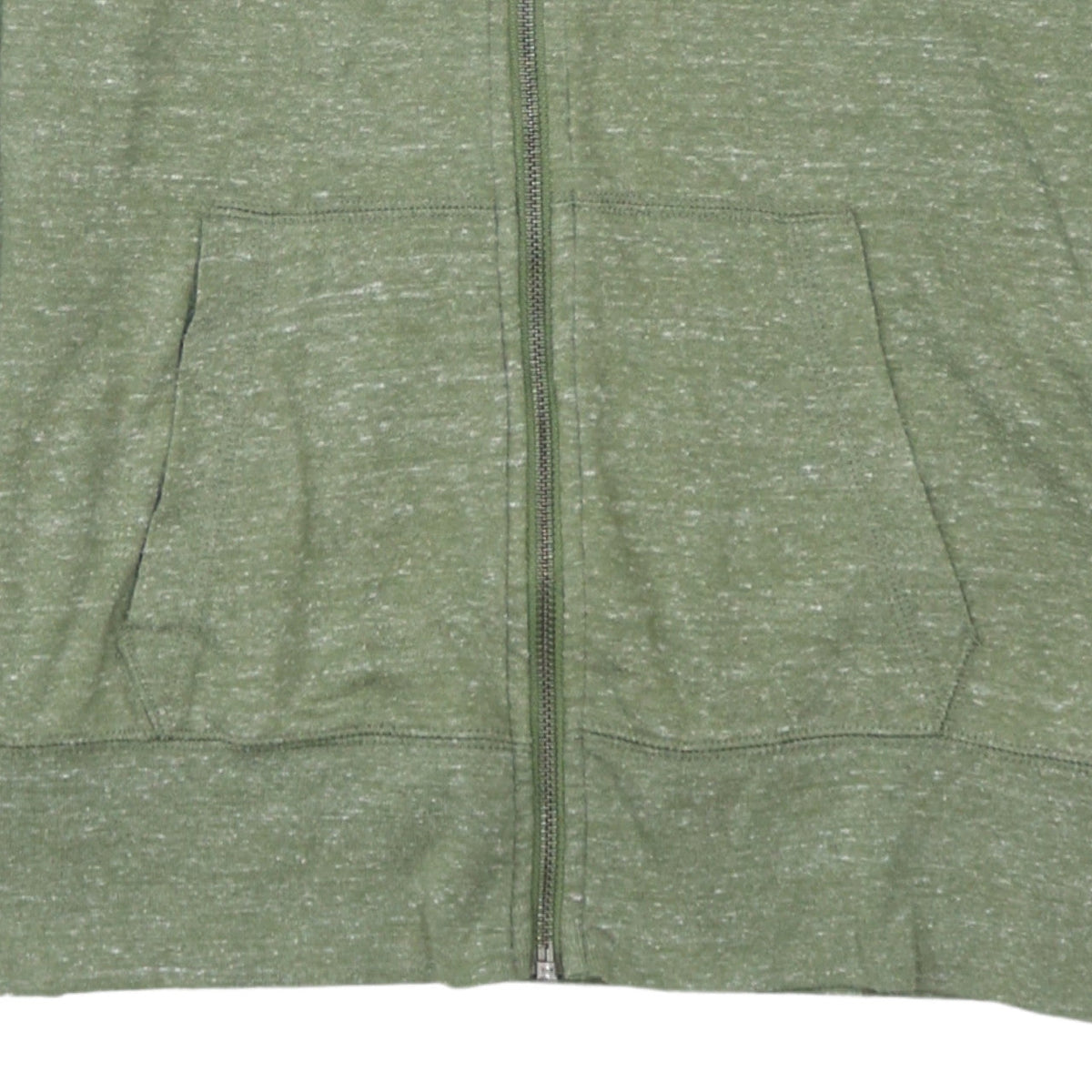 Additional view of Nike women’s xs green full zip hoodie sweatshirt lightweight cotton blend