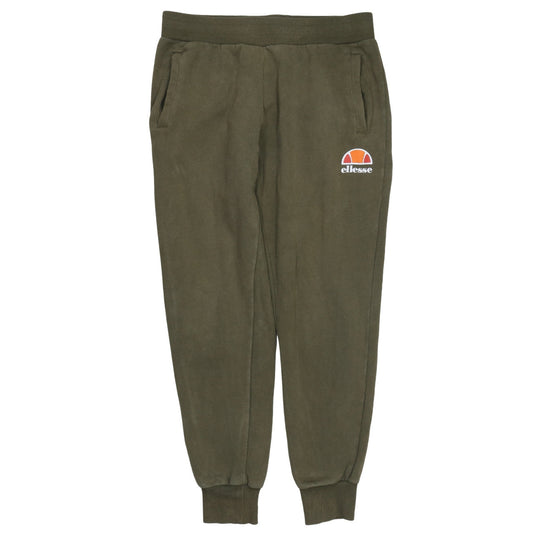 Ellesse Womens Green Jogger Trousers UK 10 Regular Fit Fleece