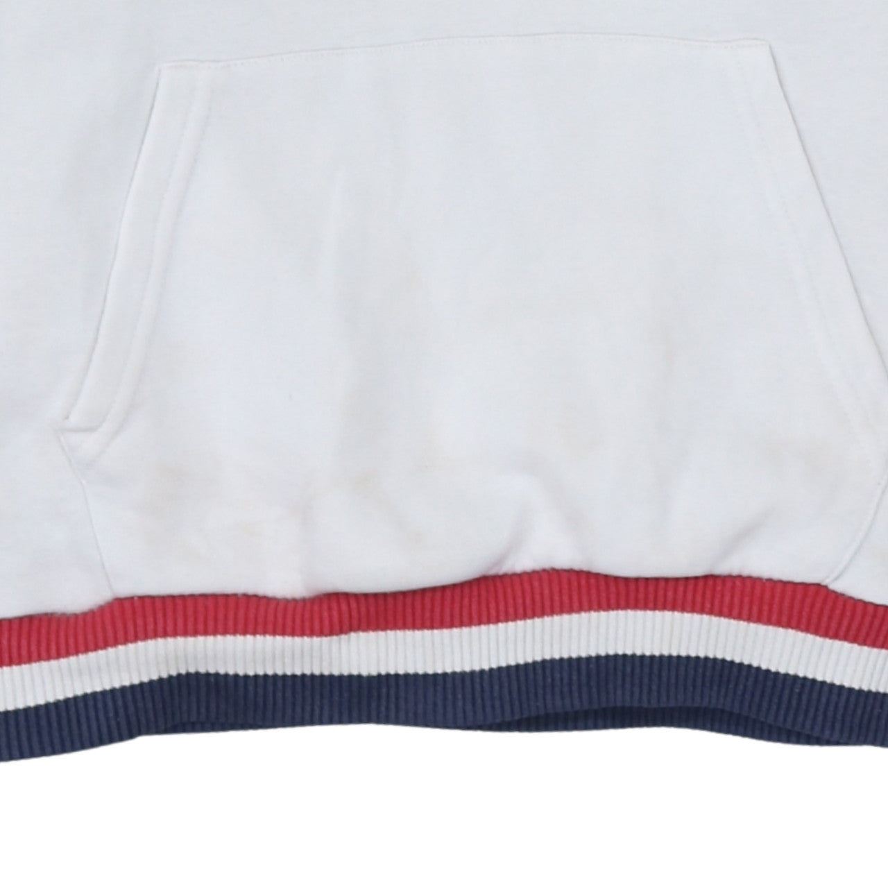 Additional view of Fila Men's White Pullover Hoodie S Logo Graphic Cotton Blend