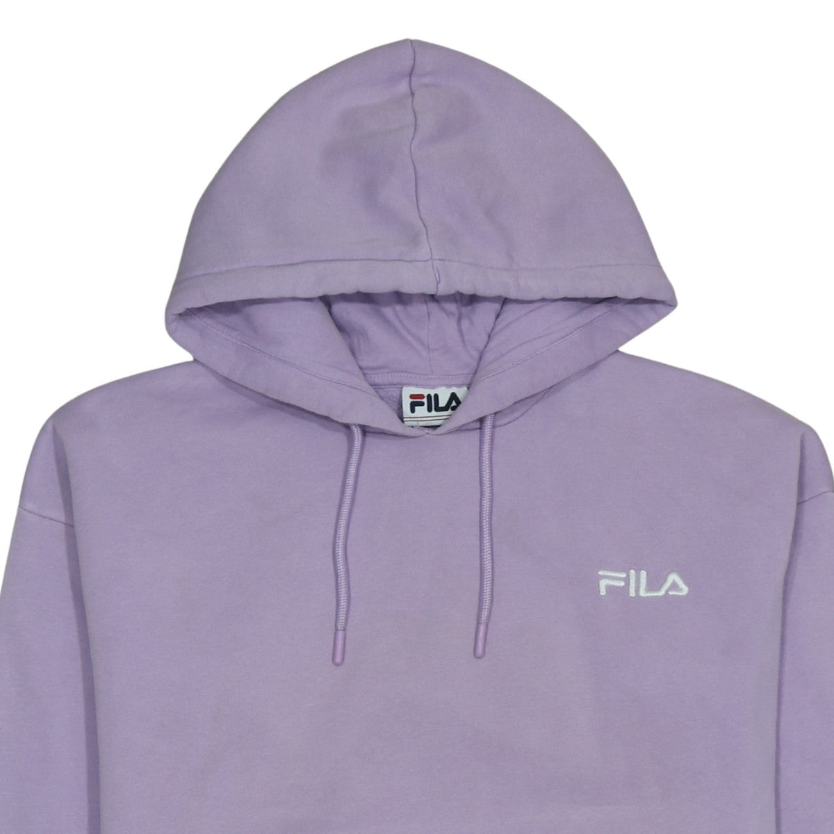 Additional view of Fila Women Lilac Pullover Hoodie S UK 10 Cotton Blend Sweatshirt