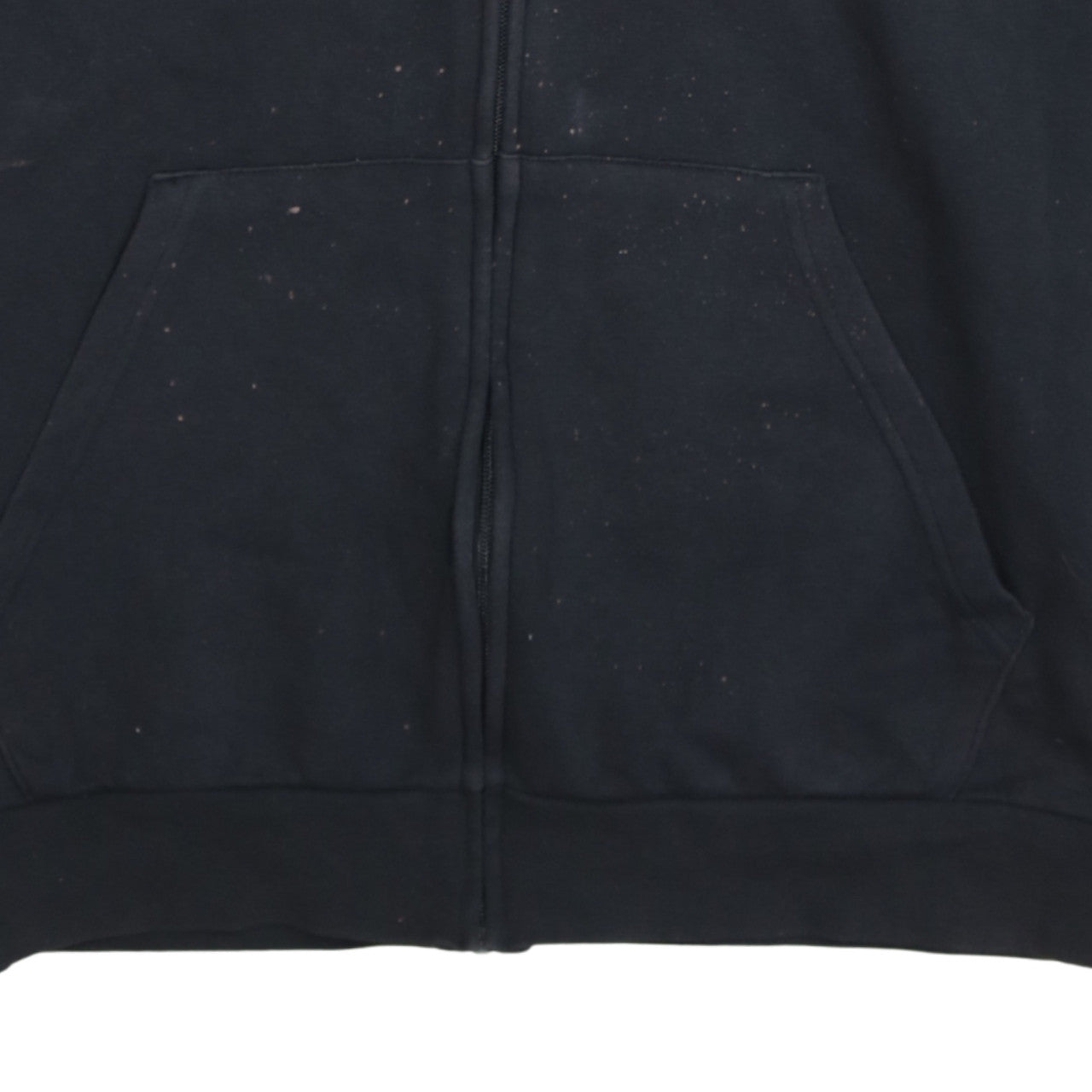 Adidas Men Black XL Full Zip Hoodie with Logo Stripe Detail