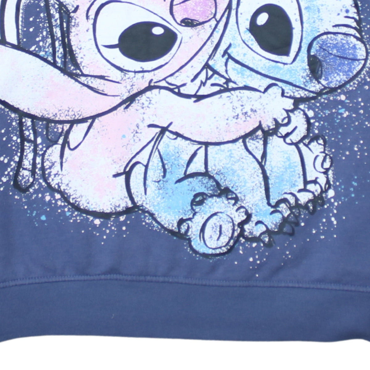 Additional view of Disney Primark women’s blue lilo & stitch sweatshirt, size S, 10/12