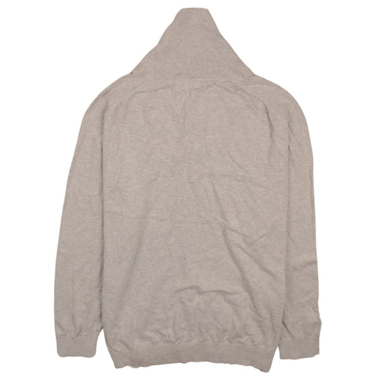 Nautica Men's Beige 2XL Cotton V-Neck Pullover Jumper