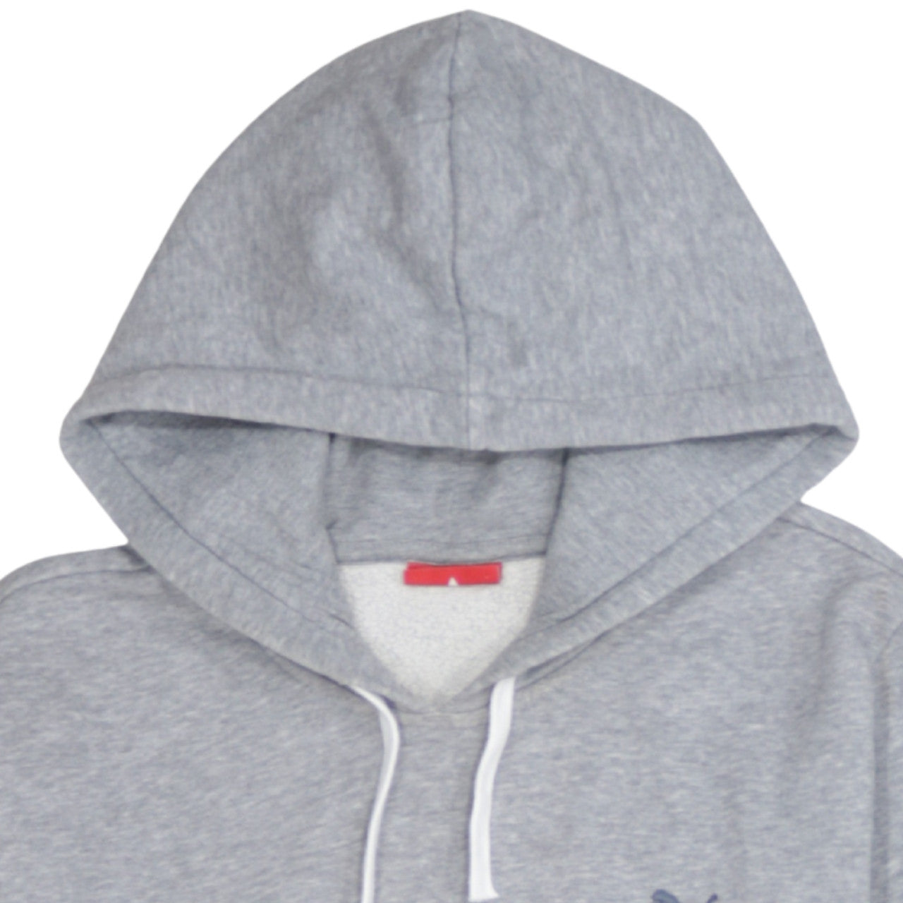 Additional view of Puma Women Grey Hoodie XL Relaxed Fit Cotton Blend Pullover