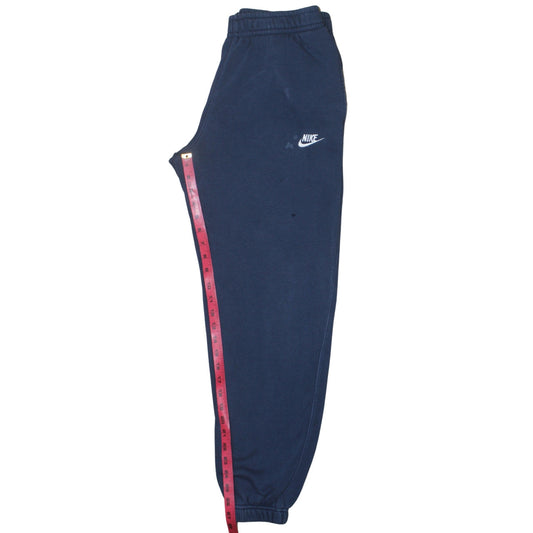 Nike Men's Blue Fleece Sweatpants M Regular Fit Joggers