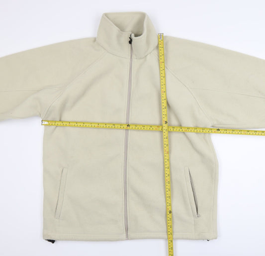 Regatta Men's Beige Fleece Windbreaker Jacket L 42in