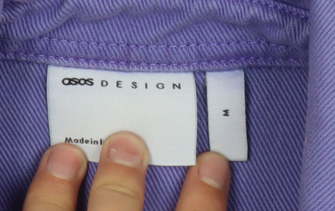 Additional view of ASOS DESIGN Women Purple Cotton Bee Embroidered Jacket M