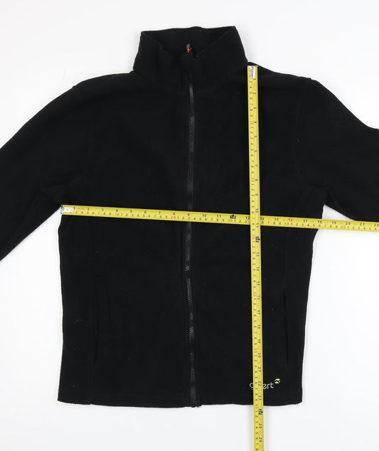 Gelert Men's Black Fleece Full Zip Jacket Size L Outdoor Hiking Top