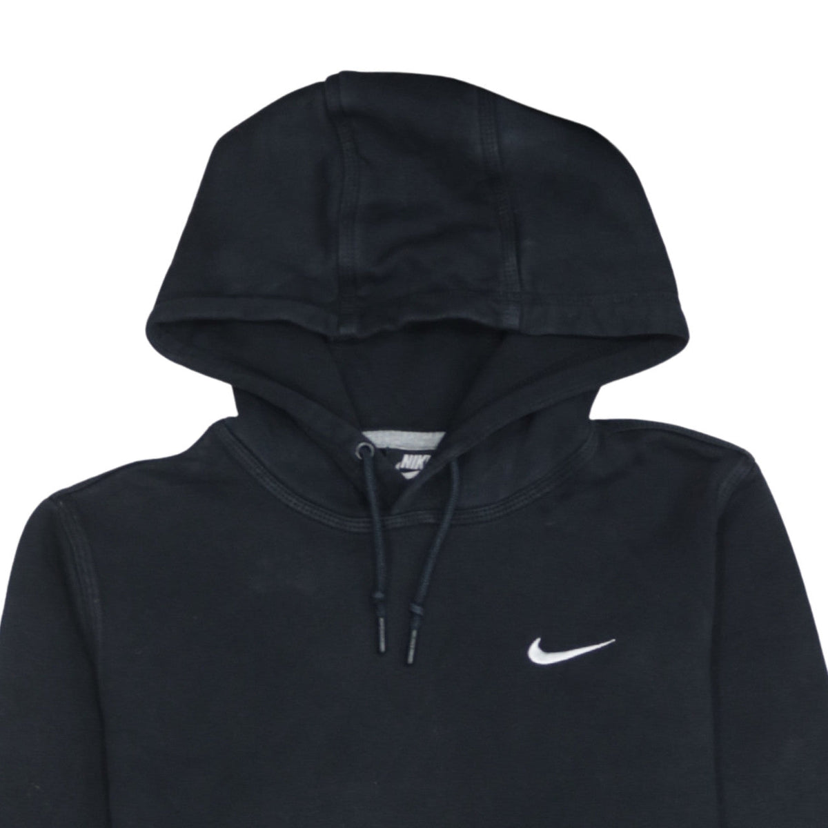Additional view of Nike Men's Black Small Pullover Hoodie Sweatshirt with Embroidered Logo