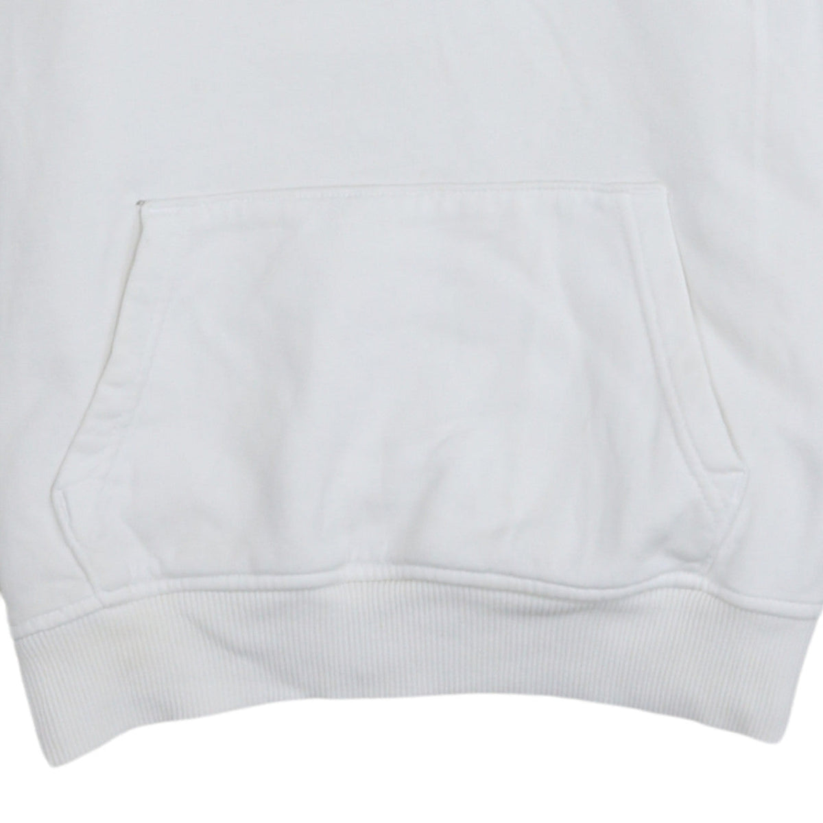 Additional view of The North Face boys’ white cotton pullover hoodie, size L, youth