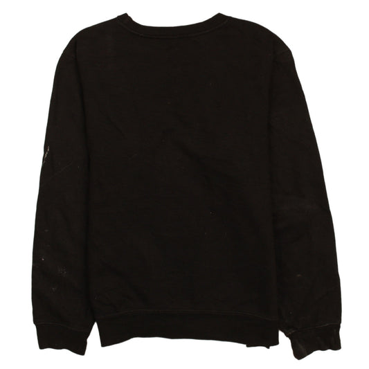 Champion Womens Black XL Pullover Sweatshirt with Pink Logo